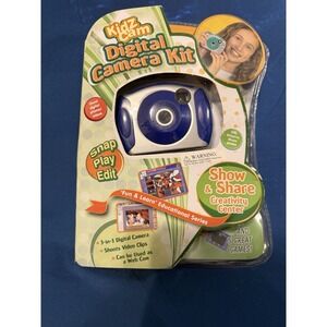 Sakar KIDZ CAM 3 in 1 Digital Camera Kit - NEW & SEALED - Fun-Educational Series